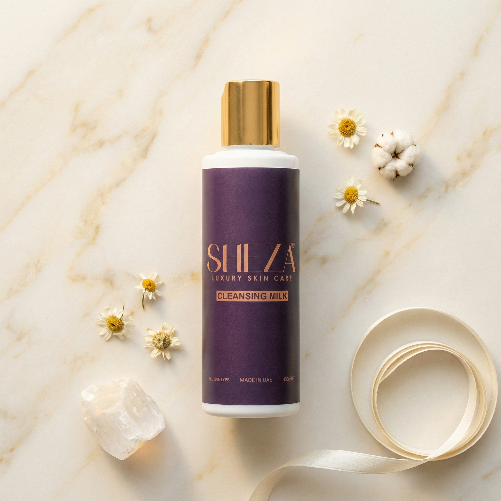 Sheza Skin Cleansing Milk – 100ml (Dubai Made) - Image 3