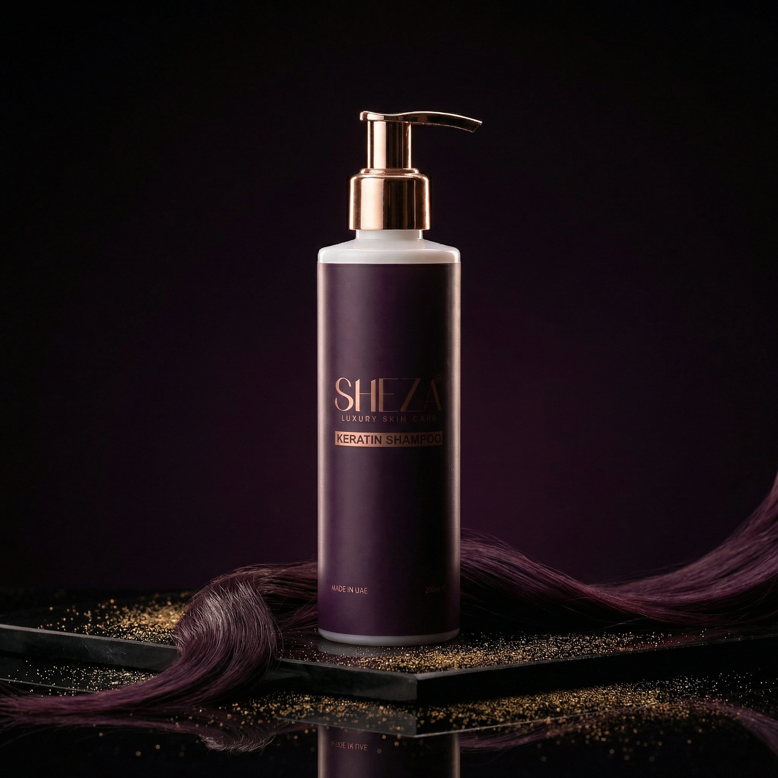 Sheza Skin Keratin Shampoo – 200ml (Dubai Made) - Image 2