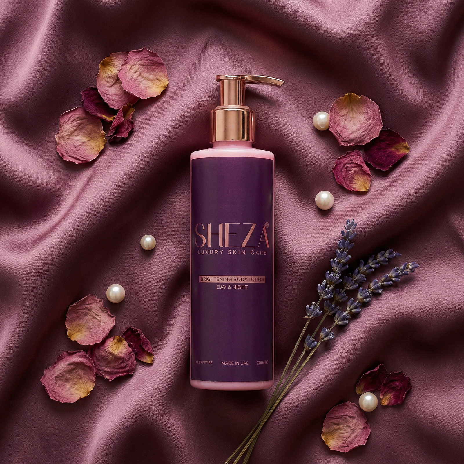 Sheza Skin Brightening Body Lotion – 200ml (Day & Night | Dubai Made) - Image 2