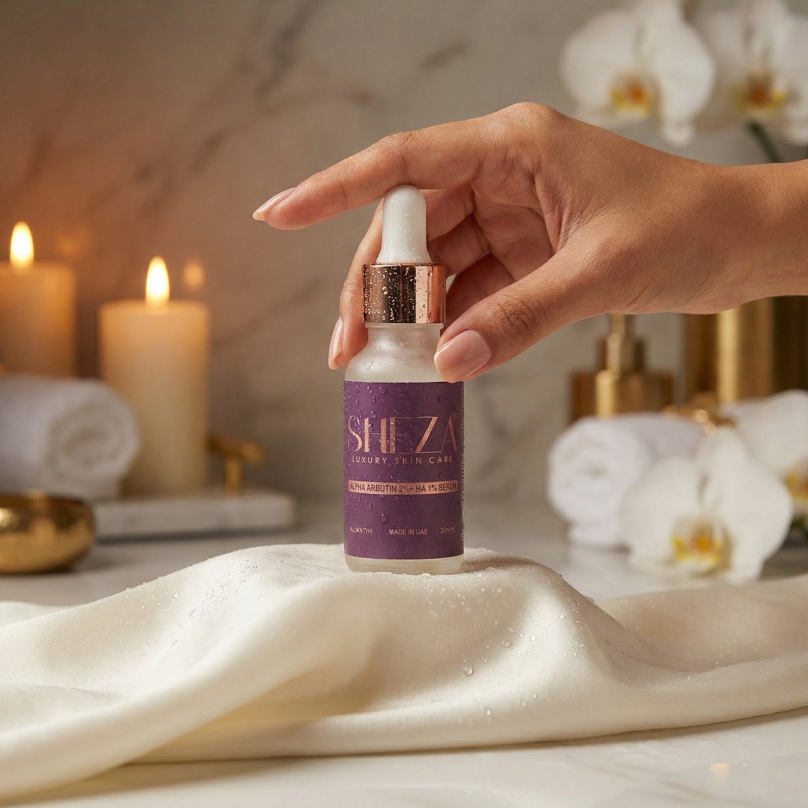 Sheza Skin Alpha Arbutin 2% + HA 1% Serum – 20ml (Dubai Made) - Image 3
